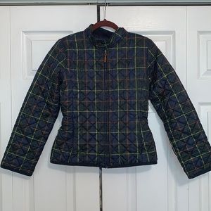 Kids Ralph Lauren Quilted Plaid Coat